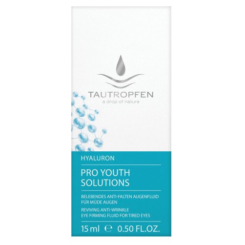 Hyaluron, Belebendes Anti-Falten Augenfluid für müde Augen, harmonisiert